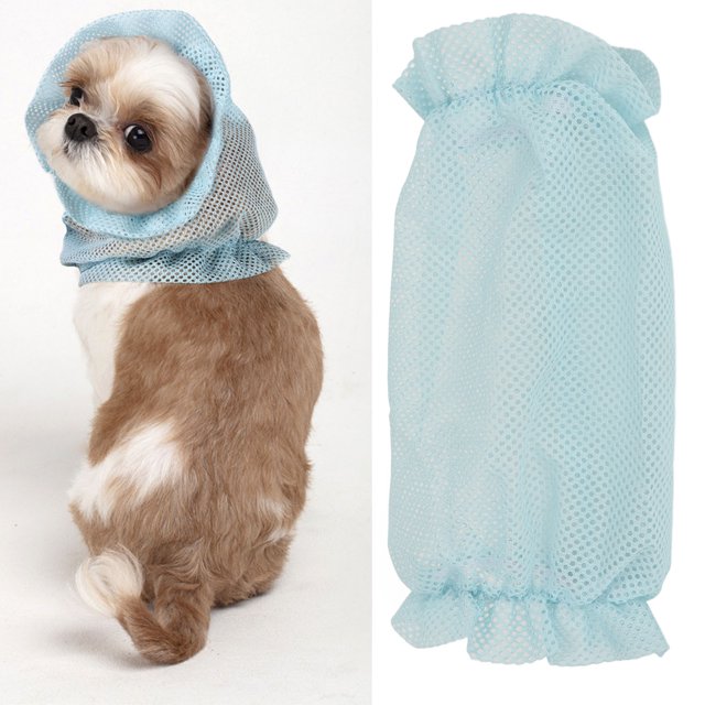 Cache-oreilles en Maille pour Chien, Cache-Oreilles Extensibles pour Chien, Cache-Oreilles Doux et Respirant pour Chiot, Cache-Oreilles pour Chien Anti-Insectes Mignons, Foulard pour Oreilles de Chien pour la Randonnée et le Camping