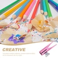 thumbnail image 2 of 1Pack Pink Aluminum Alloy Eyebrow Pencil Sharpener for School Home Travel Use, 2 of 8