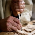 thumbnail image 5 of Woodworking Tool Set Handmade Wood Carving Tools Traditional Timber Carving Kit Hardwood Handle Shovel, 5 of 5