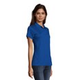 thumbnail image 5 of Hanes Womens Sport Cool DRI Performance Polo, L, Deep Royal, 5 of 5