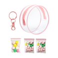 thumbnail image 4 of Milaget PVC Clear Doll Display Case Organizer Mini Doll Figure Storage Case for Doll pink, 4 of 9