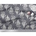 thumbnail image 3 of Soimoi Poly Georgette Tissu Feuilles & Floral Bloc Tissu Imprimé 1 Yard 42 Inch Wide, 3 of 3