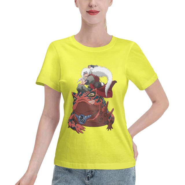 T-Shirt Basique à Manches Courtes pour Femmes Naruto Master Naruto