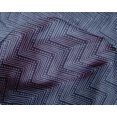 thumbnail image 4 of oneOone Silk Tabby Navy Blue Fabric Chevron Block Sewing Craft Projects Fabric Prints By Yard 42 Inch Wide, 4 of 4