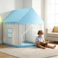 thumbnail image 3 of Gaming Tent Foldable Indoor Outdoor Storage Castle Toy House for Play Relax Read Yellow, 3 of 7