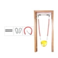thumbnail image 2 of Heavy Duty High Back Bucket Swing - 260 Weight Capacity, Fully , Coated Swing Chain Easy Setup Yellow, 2 of 8