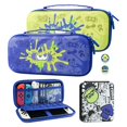 thumbnail image 1 of RHOTALL Étui de Transport Bleu pour Nintendo Switch & Switch OLED, Coque pour splatoon 3, Étui Rigide Portable de Voyage pour Accessoires de Jeu Switch, Ensemble avec Étui de Jeu et 2, 1 of 7