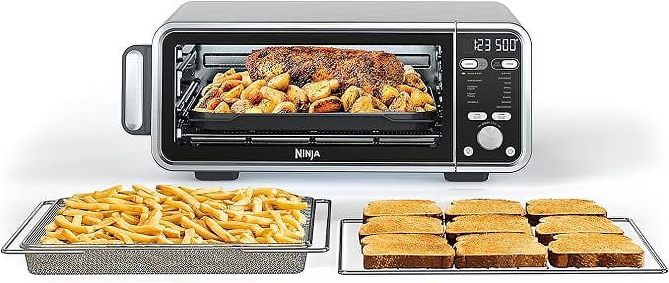 Open Box - Ninja Dual Heat Air Fry Countertop Oven with Extended Height, XL Capacity