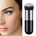 thumbnail image 2 of Small Fat Foundation Brush Powder Brush Plastic Handle Brush Makeup Tool, 2 of 4