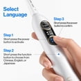 thumbnail image 4 of usmile Y10 PRO Rechargeable Electric Toothbrush with Smart Display, Missed Spot Detection, Pressure Sensor, 180-Day Battery Life, IPX8 Waterproof, Travel-Friendly with 2 Brush Heads, 4 of 9