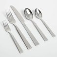 thumbnail image 4 of Gibson Home Prato 65 Piece Flatware Set W/Wire Caddy - Service for 12 plus 4 Piece Hostess Set - Tumble Finish, 4 of 6