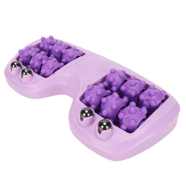 Dual Foot Massager Roller, Convenient To Store Foot Massager Roller 2 In 1 For Office Purple,Green