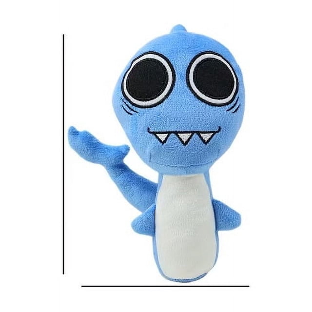 Jouets en Peluche Sprunki Liés au Jeu Requin Bleu