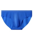 thumbnail image 2 of RXIRUCGD Mens Underwear Men's Solid Color Ice Silk Seamless One Piece Briefs, 2 of 3