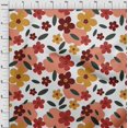 thumbnail image 4 of oneOone Cotton Poplin Brown Fabric Floral Sewing Craft Projects Fabric Prints By Yard 42 Inch Wide, 4 of 4