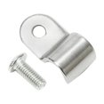 thumbnail image 4 of SUPERFASTRACING 8pcs 3/8" Stainless Steel Brake Line Clamp & Screw Street Rod Custom Dune Buggy, 4 of 4