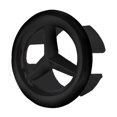 thumbnail image 2 of 20.75-in. W Rectangle Bathroom Undermount Sink Set In Biscuit - Black Hardware AI-20430, 2 of 7