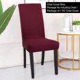 thumbnail image 2 of Unique Bargains Spandex Stretch Chair Covers Easily Washable, Gray Bedding for Home, 2 of 8