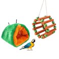 thumbnail image 4 of Drôle d'Oiseaux Jouet Rampant Balançoire Suspendu Cage pour Perroquet Hamster, 4 of 12