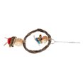 thumbnail image 3 of Hanging Swing Toy, Food Colouring Colorful Bird Swing Perch  Wood  For Pet Bird S, 3 of 8