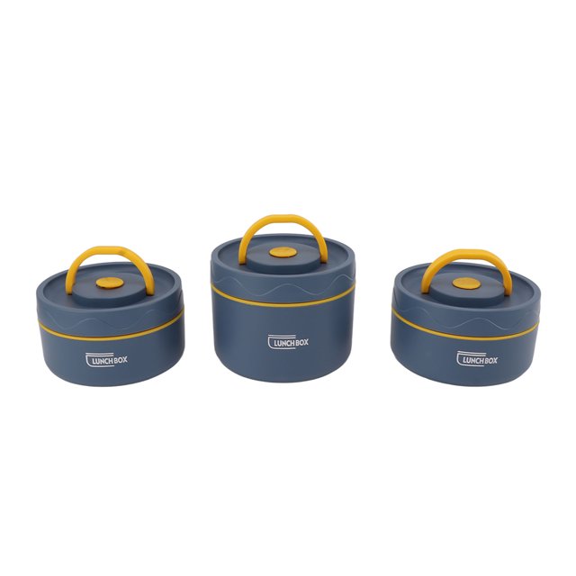 Lunch Box Stainless Steel Lunch Container Portable Lunchbox Round Sealed Lunch Box for Adult Large Capacity Adult Lunch Box Penguen Yemek Termosu Lunch Boxes