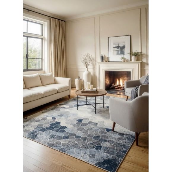 Rug Branch Havana Collection Traditional Distressed Area Rug