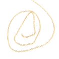 thumbnail image 3 of 10 Yards / Roll Chain Curb Chain Snake Chain Jewelry Wire for DIY Necklaces, Bracelets Golden, 3 of 8