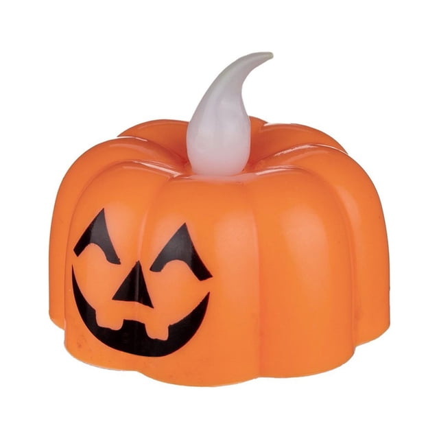 Yhmxh Home Decor Halloween Pumpkin Light Flickering LED Light Flameless Candle Special Party Home Welcome Home Decorations Spring Decor