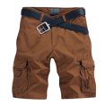 thumbnail image 1 of Birdeem Shorts Cargo Courts Décontractés pour Hommes Mode Unie Poches Zippées, 1 of 12
