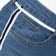 thumbnail image 3 of B91xZ Mens Jeans Slim Fit Stretch Jeans Ripped Skinny Jeans,Light blue XXL, 3 of 4