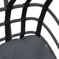 thumbnail image 5 of vidaXL Hanging Egg Chair with Stand Anthracite Steel, 5 of 5