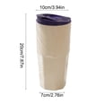 thumbnail image 3 of Cagogo 1000ML Travel Mug, Spill-Proof Leak-Proof Coffee Cup, Portable Water Bottle Car Mug, Insulated Plastic Tumbler for Outdoor Camping and Office Commute, Dishwasher Safe BPA-Free, 3 of 6