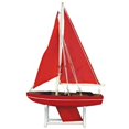 thumbnail image 1 of Handcrafted Model Ships en Bois Il Flotte Boussole Rubis Modèle Voilier 12", 1 of 2