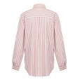 thumbnail image 4 of Hauts pour Femmes à Rayures Imprimées, Chemise à Simple Boutonnage à Manches Longues, Hauts en Coton et Lin, 4 of 8