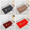 thumbnail image 2 of kurtrusly Tapis de Porte Antidérapant à Absorption d'Eau Super Forte pour Entrée Intérieure et Extérieure, Papillons, Rouge Foncé, 1 Ensemble, 2 of 6