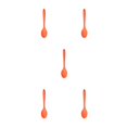 thumbnail image 1 of ZheElen Silicone Spoon Universal Heat-resistant Utensils Rice Spoon Cooking Tools Easy to Clean Cooking Spoons Kitchen Tool 5Set, 1 of 6