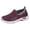 Red, variant on Commforr Orthopedic Shoes for Women, Slip On Sneakers Women, Breathable Mesh Upper Slip On Casual Shoes for Women with Thick Sole Low Cut Comfort Footwear for Everyday Wear, Purple, 8