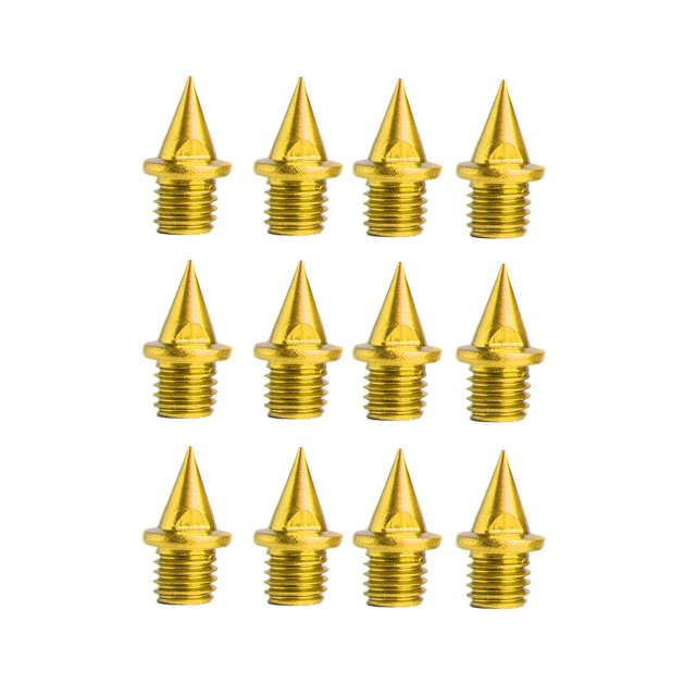 koolsoo 12 Pièces Pointes de Remplacement pour Chaussures de Piste pour Sprint Court Sports Gold