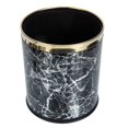 thumbnail image 4 of PENGXIANG Decorative Garbage Basket Marbling Trash Bin Lidless Waste Paper Basket, 4 of 6