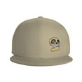 thumbnail image 3 of DouZhe Flat Brim Cap Snapback Chapeau, Halloween Sucre Crâne Imprime Réglable Jaune Adulte Baseball Cap, 3 of 6