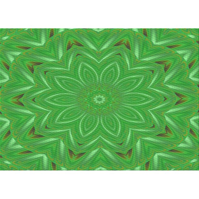 Ahgly Tapis Rectangulaire Lavable en Machine Intérieur Transitionnel Vert Néon, 7 Pieds x 9 Pieds