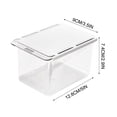 thumbnail image 3 of Cabinet Drawer Storage Box | Transparent Pull-Out Shelf Organizer for Bathroom | Space-Saving Under Cabinet Solution | Cosmetic & Swab Storage | Easy Access & Modern Design | Multipurpose | Includes, 3 of 9
