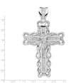 thumbnail image 2 of Pendentif Crucifix en Argent Sterling 925 Rhodié Zircon Cubique, 2 of 2