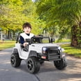 thumbnail image 3 of Costway 12V Battery Powered Ride On Truck Electric Kids Ride On Car with Remote Control 4-Wheel Vehicle Toy for Boys & Girls, 3 of 9