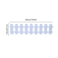 thumbnail image 3 of Aursykel Long Lasting PVC Garden Fence for Flower Bed Edging Easy Assembly and Portable for Gardens Flowerbeds Driveways Paths Borders and Lawns Multi-Purpose Decorative Garden Fencing, 3 of 6