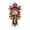 B, variant on Dvkptbk Cuckoo Cuckoo Wall Clock Chime Alarm Clock Retro Clock Wooden Living Room Clock,Wood Clock Wall Decor