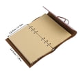 thumbnail image 4 of facefd Retro Leather Notebook + Fountain Pen Feather Dip Pen Ink Bottle Set Stationery Gift Box Black, 4 of 4