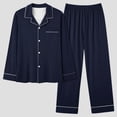 thumbnail image 2 of 2025 Pyjama Décontracté pour Femmes à Col en V Sans Manches Pyjama pour Femmes avec Poche Couleur Unie Long Short de Pyjama pour Femmes Pyjama, 2 of 3