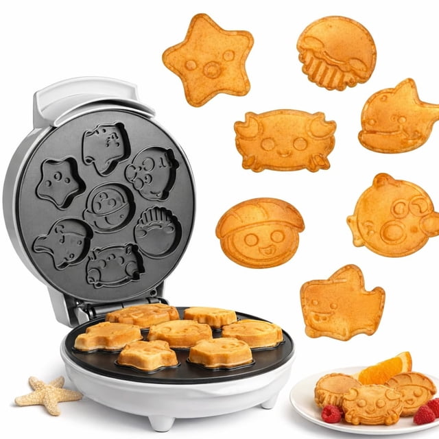 Sea Creature Mini Waffle Maker- Summer Fun, Make