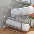 thumbnail image 2 of Ohufall Mug Organizer Wholesale Desktop Stackable Dustyproof Cup Multi-layer Transparent Household Put Insulation Cup Sub Shelf With Desk Organizer, 2 of 8
